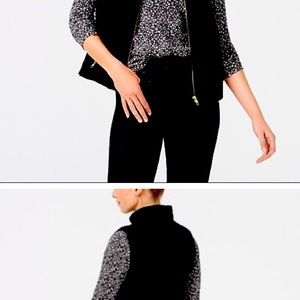 Jcrew teddy bear vest in Black. Barley used